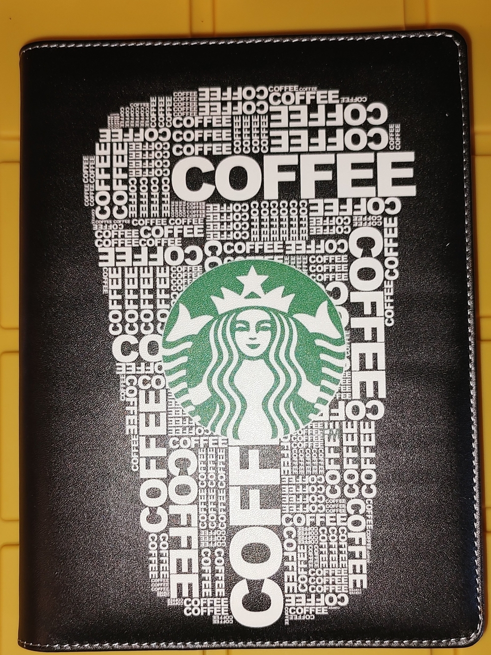 Starbucks Green Siren Coffee Graphic Binder Notebook